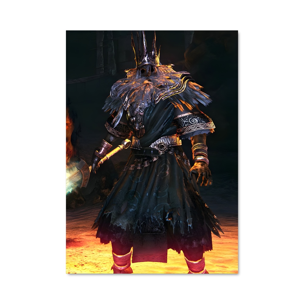 Poster L'Âme du Ténèbres – affiche Dark souls